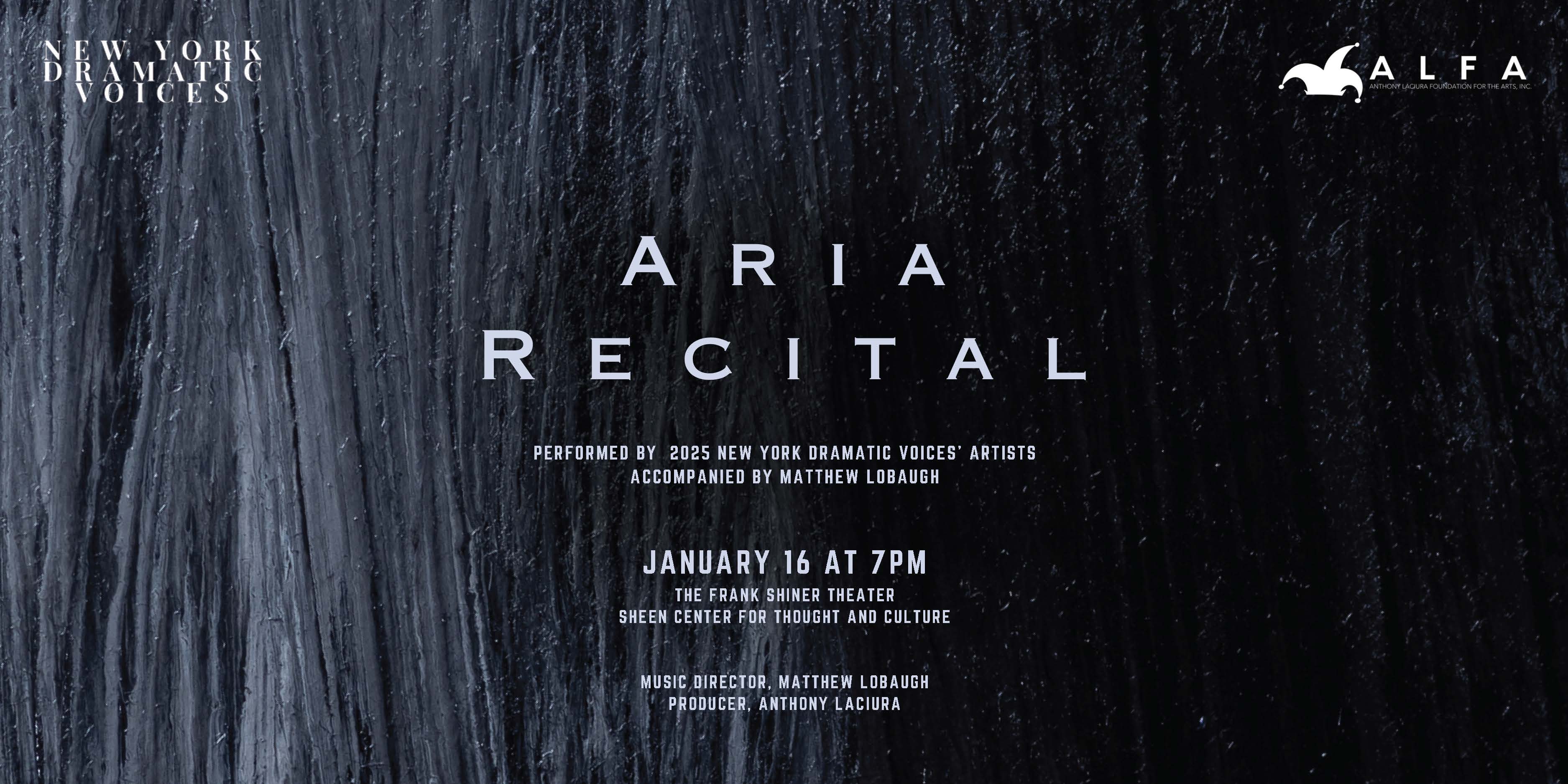 New York York Dramatic Voices' 2025 Winter Artists in Recital